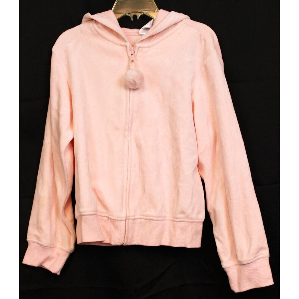 2005 Gymboree Prima Ballerina Hoodie sz 7 NWT Pink Velour Hoodie Zip up Winter